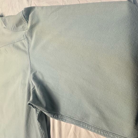 Banana Republic Button Up 100% Cotton Shirt Men's Size XL Light Chambray Blue - Picture 9 of 12